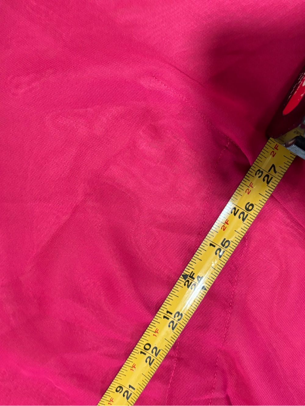 Lane Bryant Magenta & Orange V-Neck Swim Cover-Up Tunic with Drawstring - Picture 4 of 10